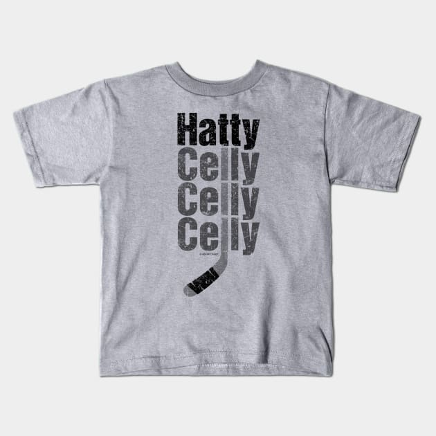 Celly Celly Celly - funny hockey celebration Kids T-Shirt by eBrushDesign